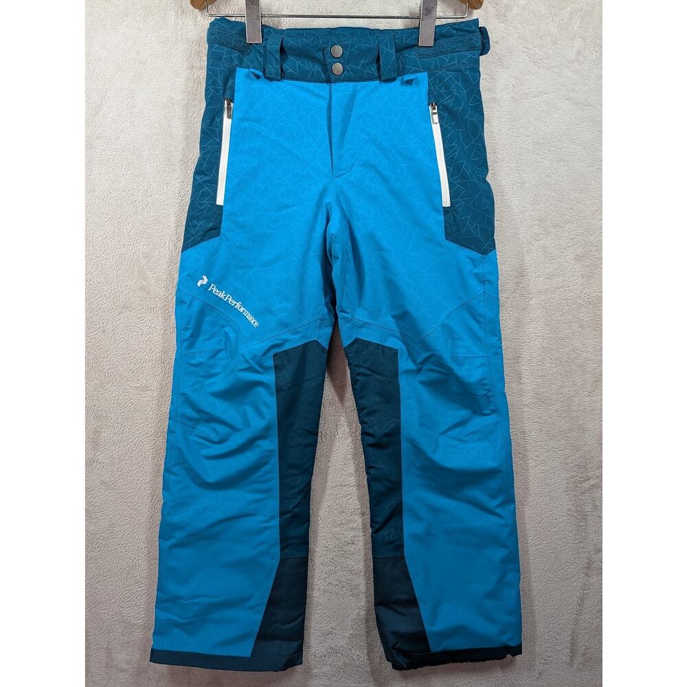 Peak Performance Snow Pants Ski Snowboard Size Junior Size 150 Blue Pink